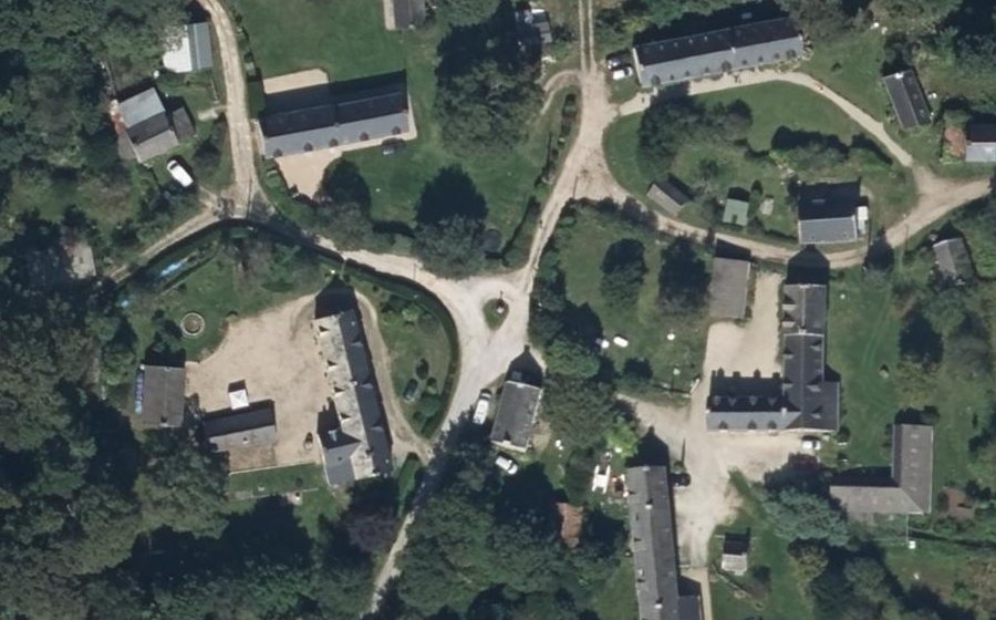 Vue aérienne du Croix de Chemin de Meudon