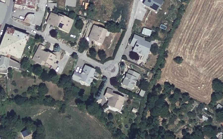 Vue aérienne du Mini-giratoire n°1906608492