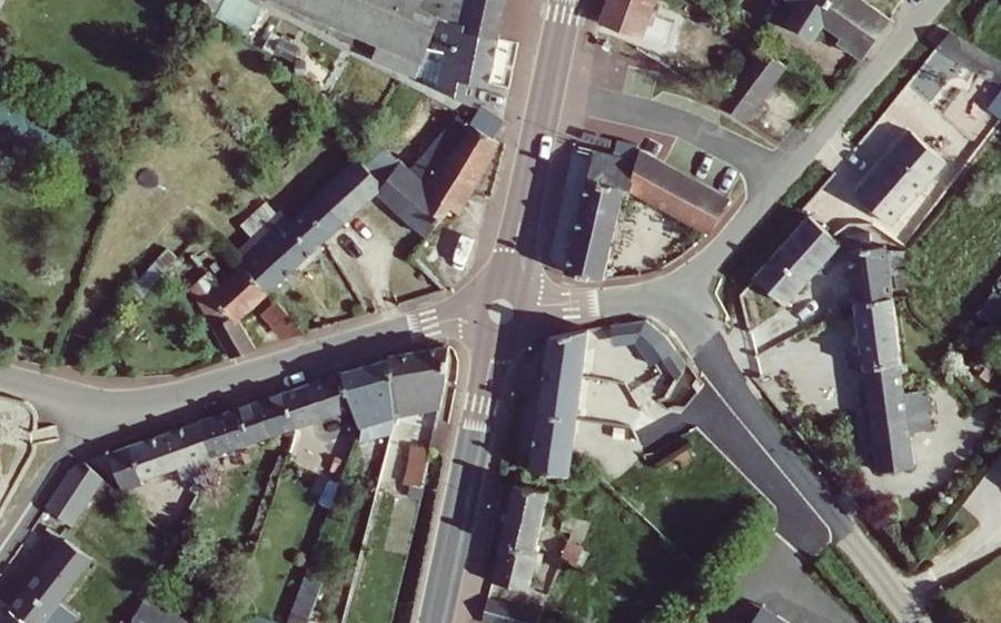 Vue aérienne du Mini-giratoire n°1910128920
