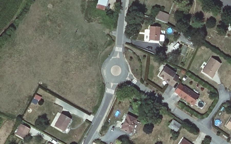 Vue aérienne du Mini-giratoire n°1911585496