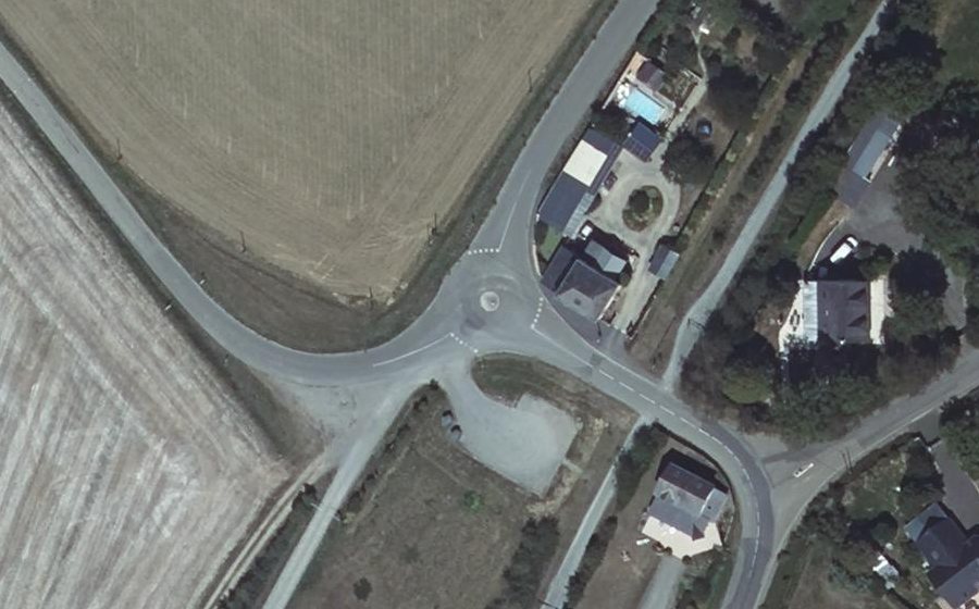Vue aérienne du Mini-giratoire n°1911658305