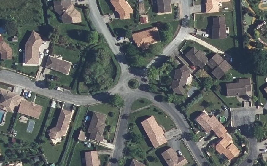Vue aérienne du Mini-giratoire n°1912235430