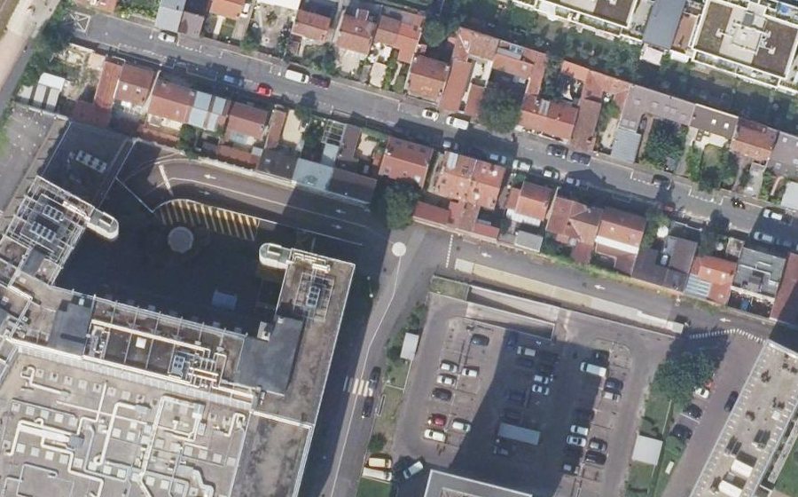 Vue aérienne du Mini-giratoire n°1912689322