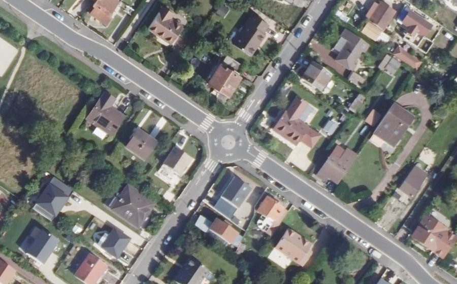 Vue aérienne du Mini-giratoire n°1912985841