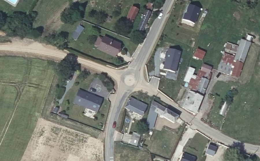 Vue aérienne du Mini-giratoire n°1914468621