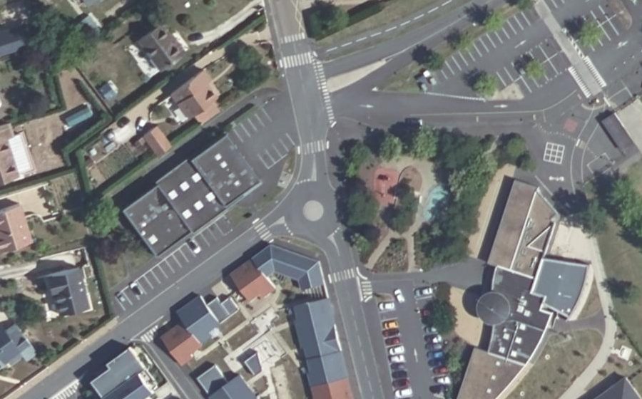 Vue aérienne du Mini-giratoire n°1918018007