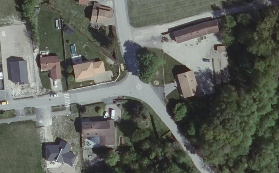 Vue aérienne du Mini-giratoire n°1918486467