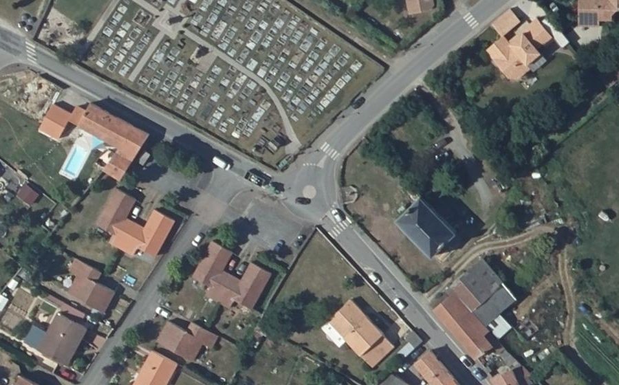 Vue aérienne du Mini-giratoire n°1922237285