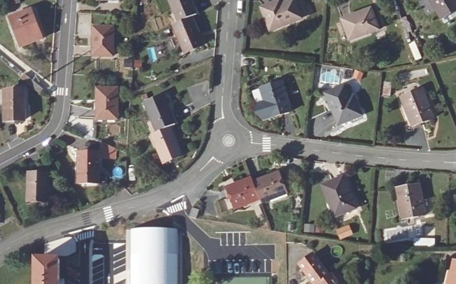 Vue aérienne du Mini-giratoire n°1925181738