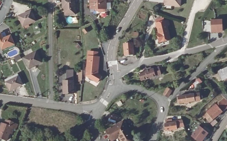 Vue aérienne du Mini-giratoire n°1925230649