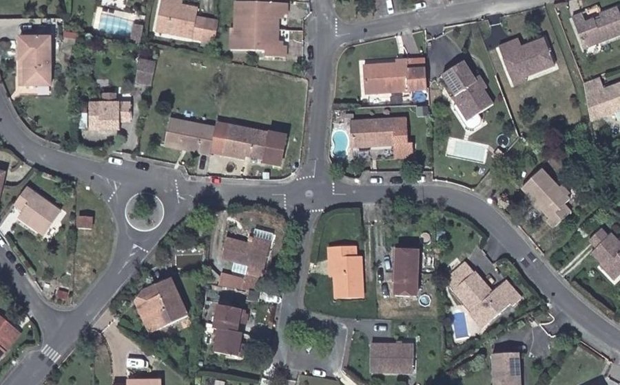 Vue aérienne du Mini-giratoire n°1930287164