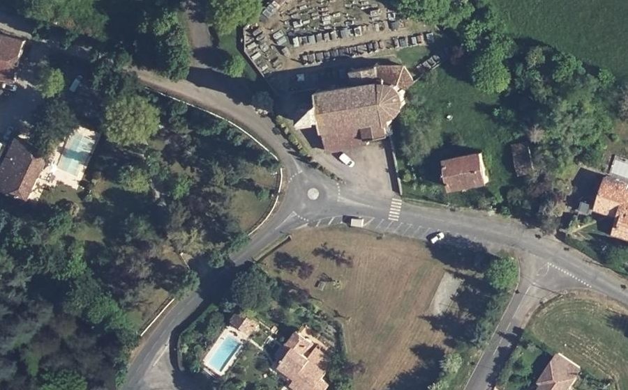 Vue aérienne du Mini-giratoire n°1930287442