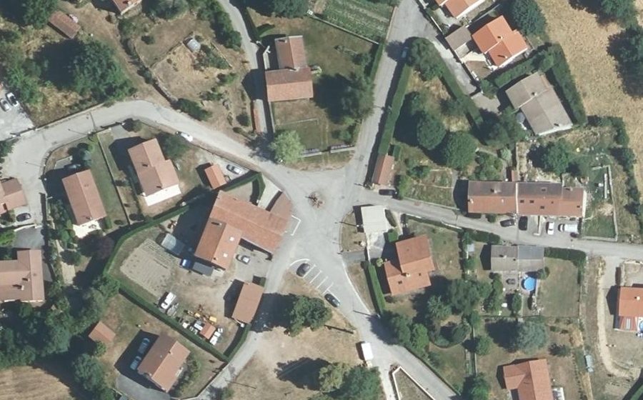 Vue aérienne du Mini-giratoire n°1931019623