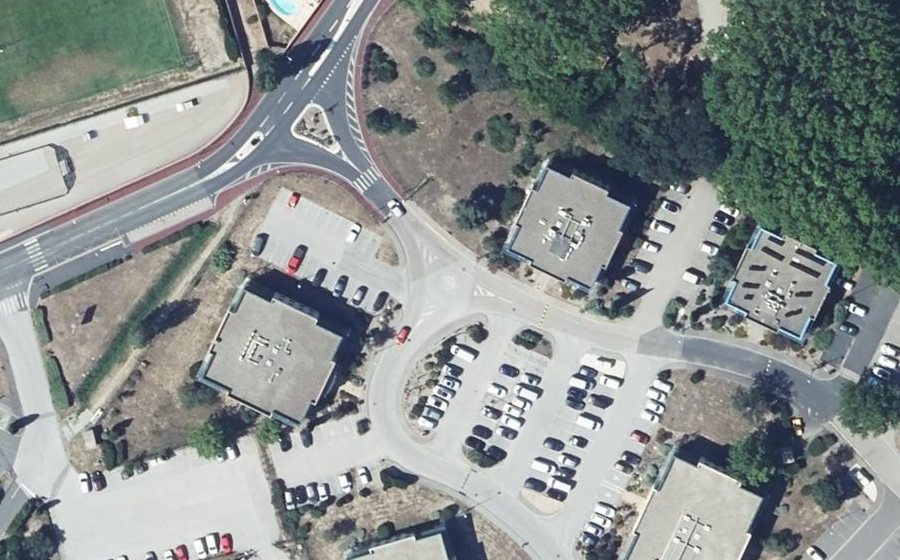 Vue aérienne du Mini-giratoire n°1931055872