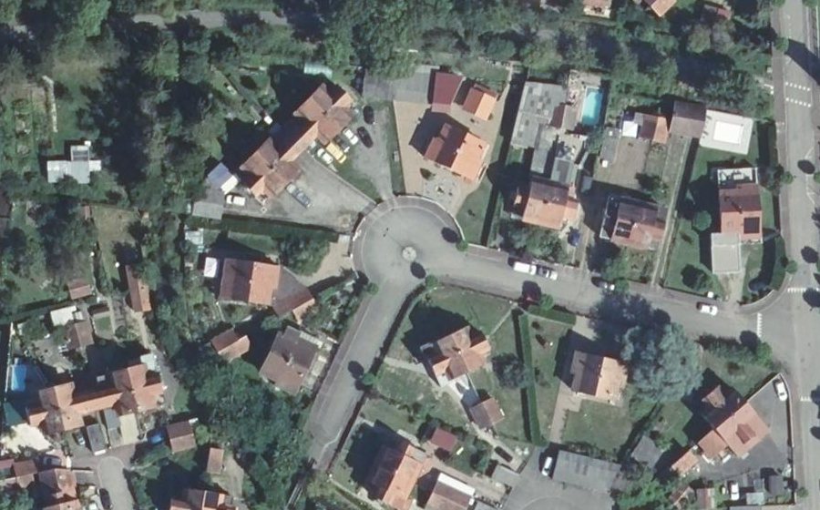 Vue aérienne du Mini-giratoire n°1934138339