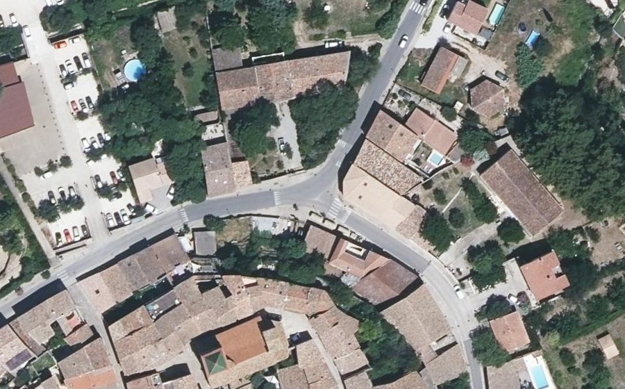 Vue aérienne du Mini-giratoire n°1934763829