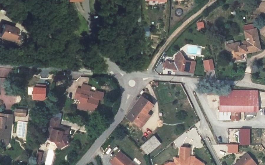 Vue aérienne du Mini-giratoire n°1935187747