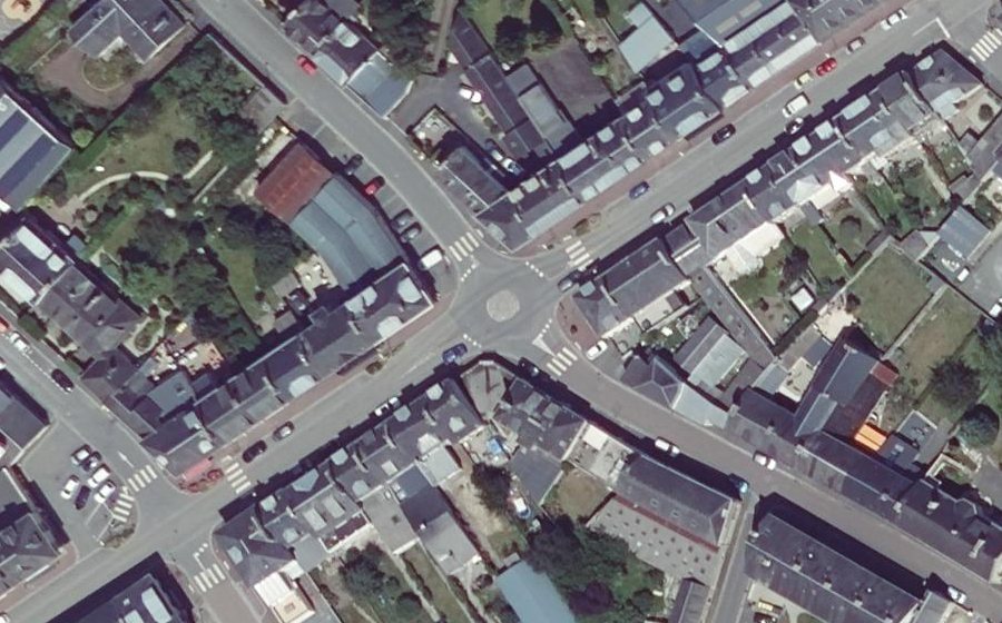 Vue aérienne du Mini-giratoire n°1935556489