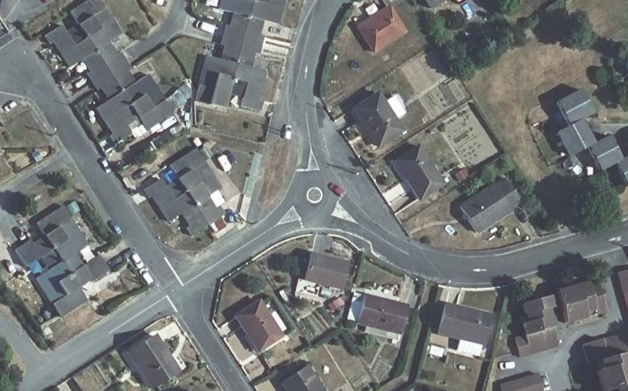 Vue aérienne du Mini-giratoire n°1935794235