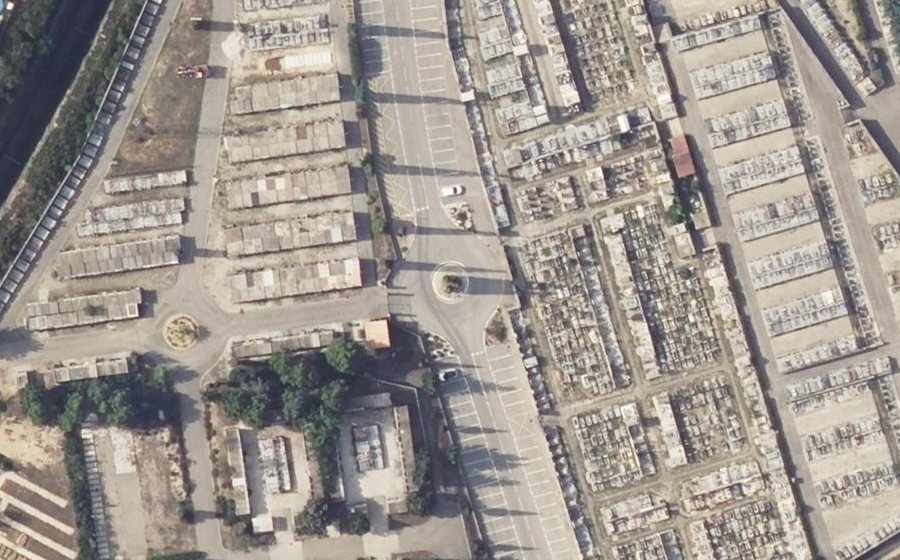 Vue aérienne du Rond-point anonyme n°1019385576
