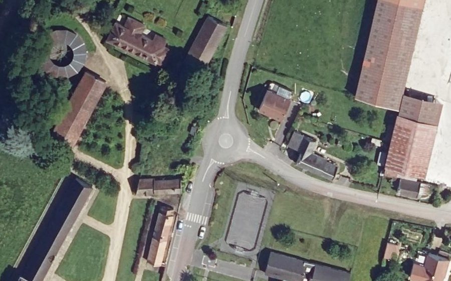 Vue aérienne du Mini-giratoire n°1939870899