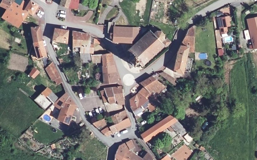 Vue aérienne du Mini-giratoire n°1944165771