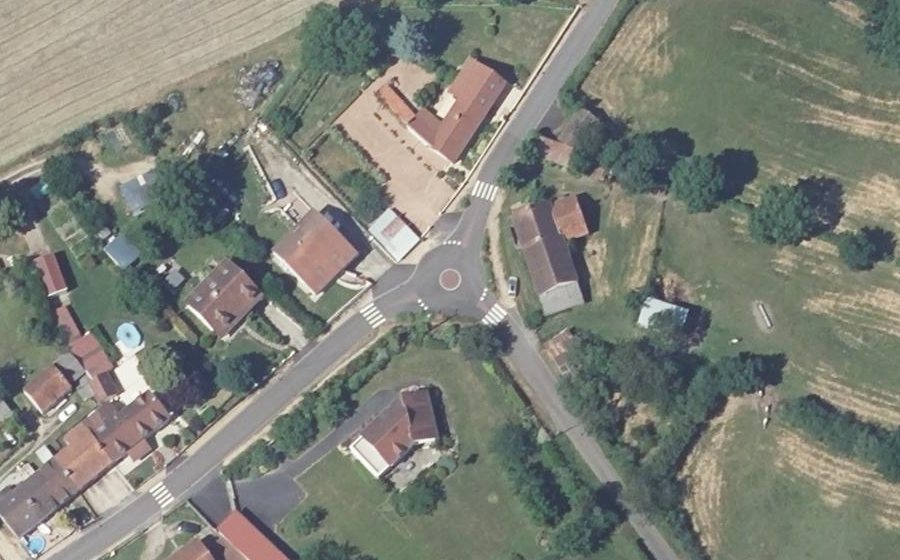 Vue aérienne du Mini-giratoire n°1947397836