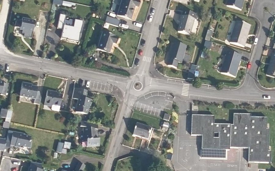 Vue aérienne du Mini-giratoire n°1948105987