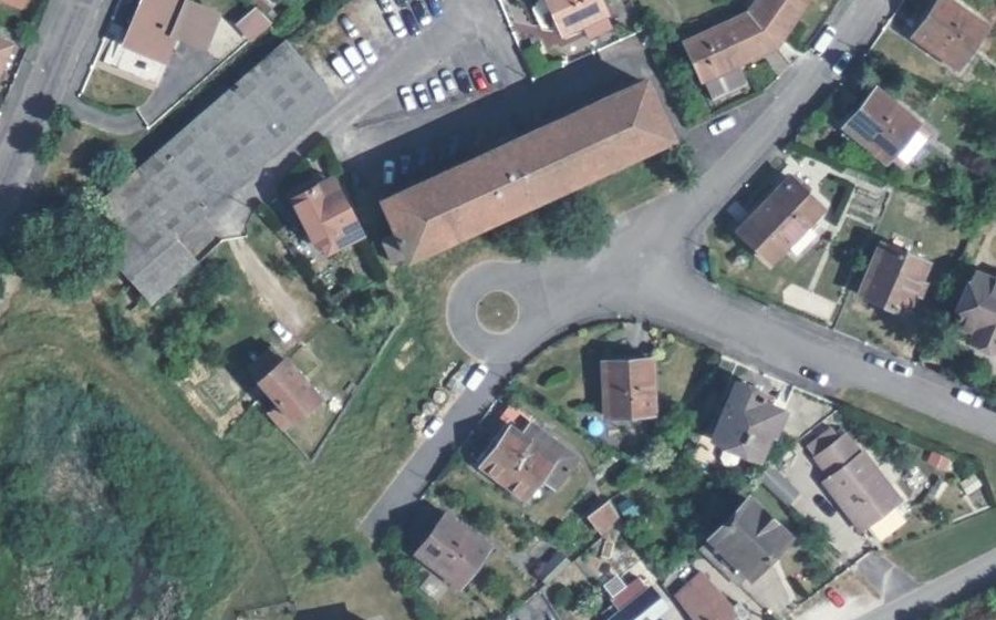 Vue aérienne du Mini-giratoire n°1950702413