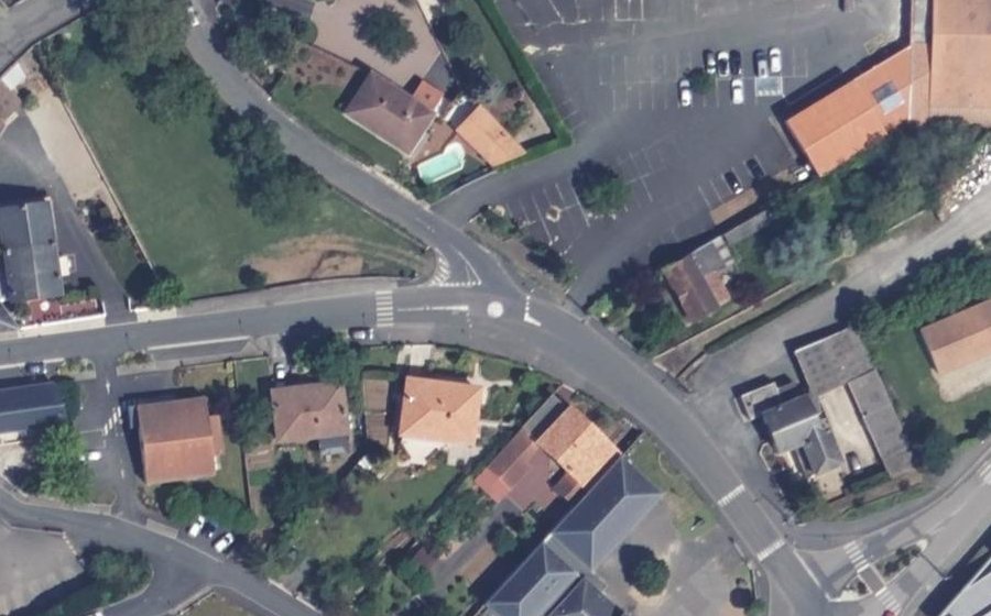 Vue aérienne du Mini-giratoire n°1951507129
