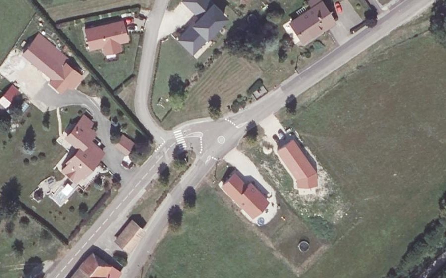 Vue aérienne du Mini-giratoire n°1956579191