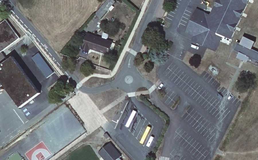 Vue aérienne du Mini-giratoire n°1957525532