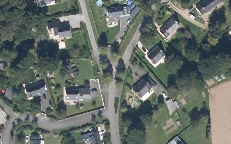 Vue aérienne du Mini-giratoire n°1958890550