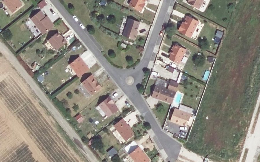 Vue aérienne du Mini-giratoire n°1964914016