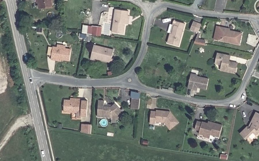 Vue aérienne du Mini-giratoire n°1965768791