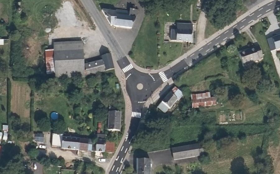 Vue aérienne du Mini-giratoire n°1972806167
