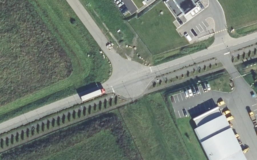 Vue aérienne du Mini-giratoire n°1973835659
