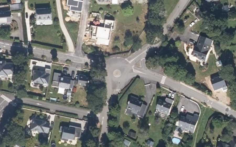 Vue aérienne du Mini-giratoire n°1974160089