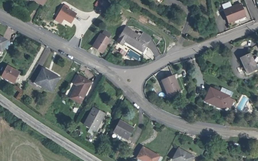 Vue aérienne du Mini-giratoire n°1986140064