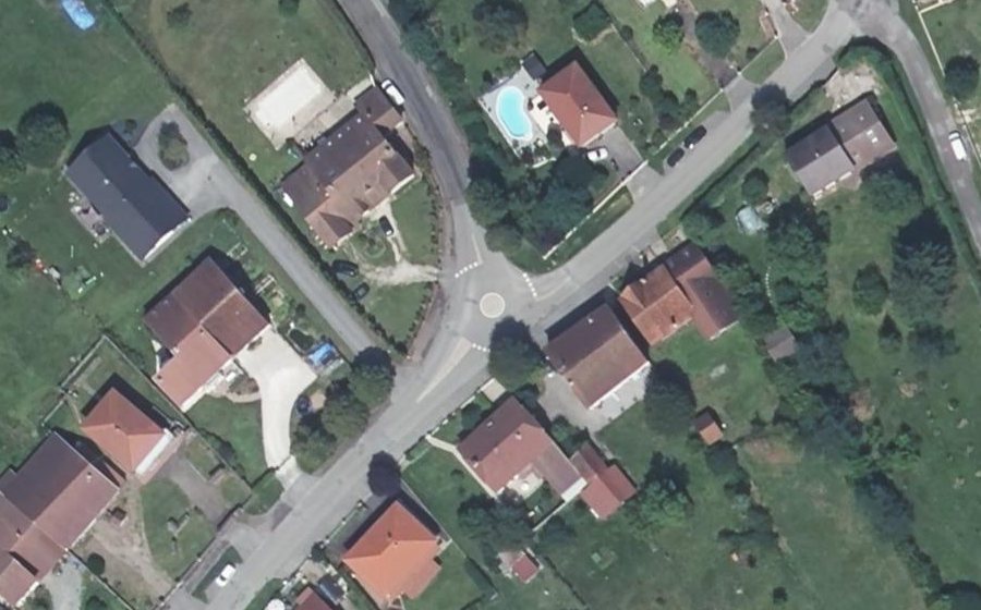 Vue aérienne du Mini-giratoire n°1987116909