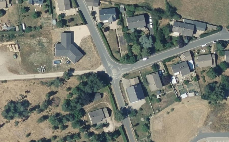 Vue aérienne du Mini-giratoire n°1990959550