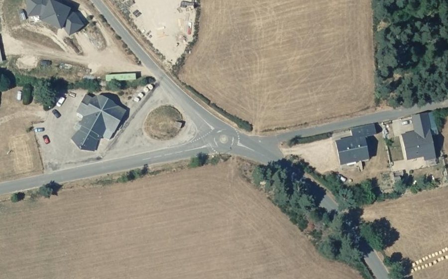 Vue aérienne du Mini-giratoire n°1990959780