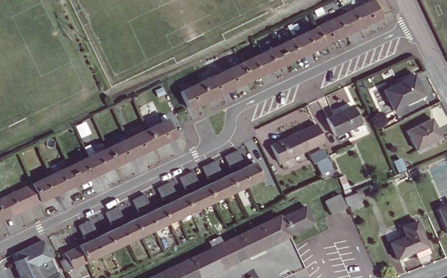 Vue aérienne du Mini-giratoire n°1992265458