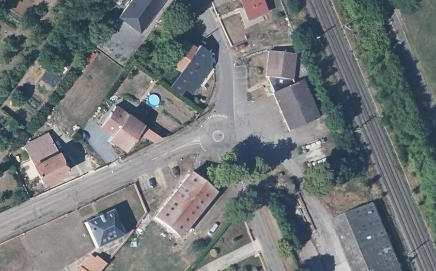 Vue aérienne du Mini-giratoire n°1992287170