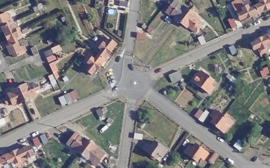 Vue aérienne du Mini-giratoire n°1992299447
