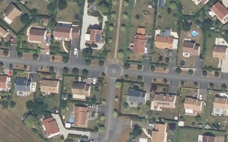 Vue aérienne du Mini-giratoire n°1995508430