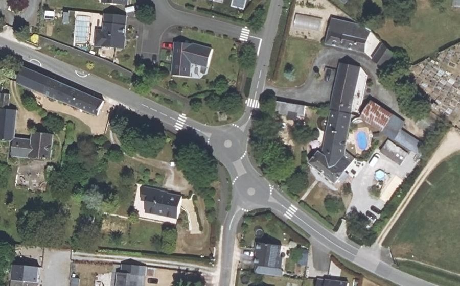 Vue aérienne du Mini-giratoire n°1995722694