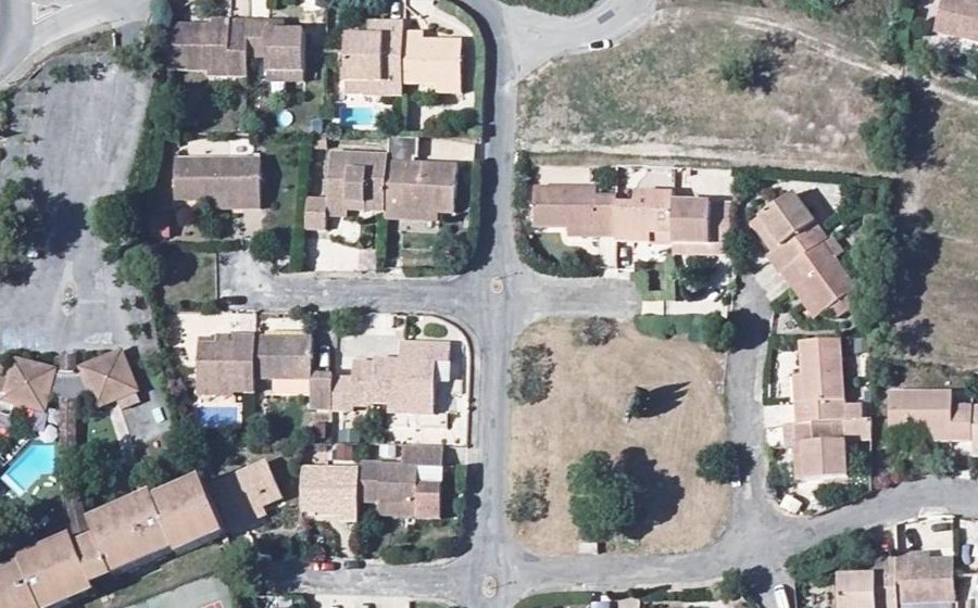 Vue aérienne du Mini-giratoire n°2001001594