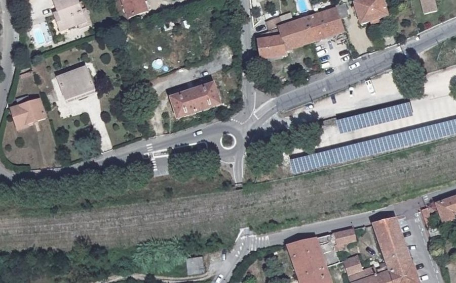 Vue aérienne du Mini-giratoire n°2002708344