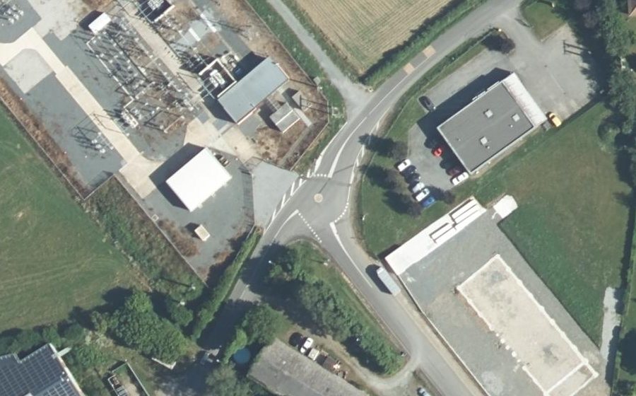 Vue aérienne du Mini-giratoire n°2002829028